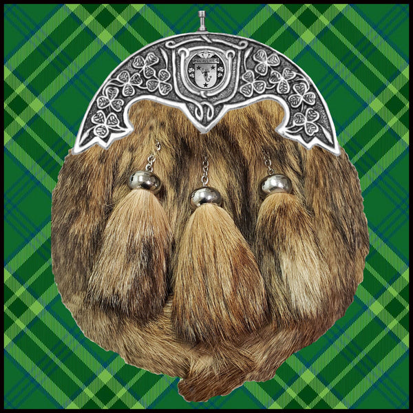 McAuliffe Irish Coat of Arms Dress Fur Sporran