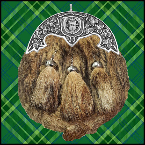 Gorman Irish Coat of Arms Dress Fur Sporran