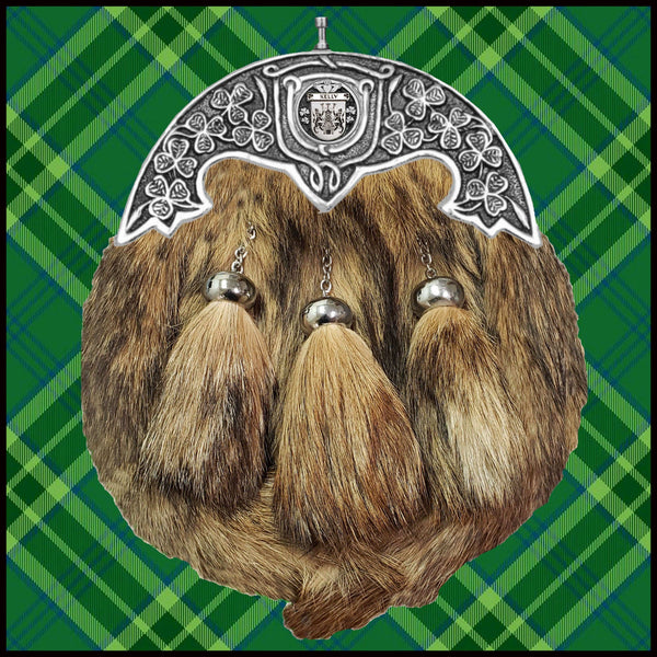 Kelly Irish Coat of Arms Dress Fur Sporran