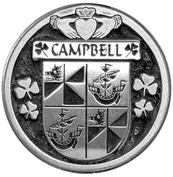 Campbell Irish Coat of Arms Clip Tie Bar - ICTB10
