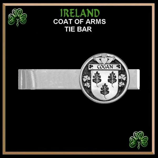 Cogan Irish Coat of Arms Clip Tie Bar - ICTB10