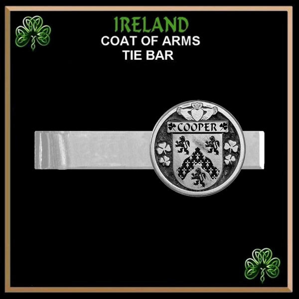 Cooper Irish Coat of Arms Clip Tie Bar - ICTB10