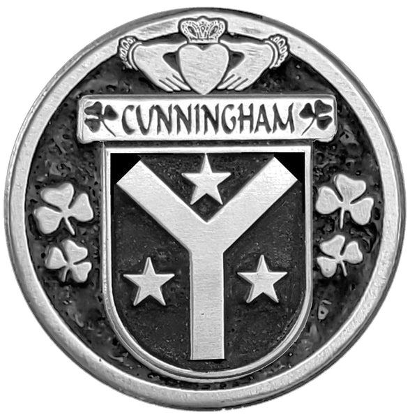 Cunningham Irish Coat of Arms Clip Tie Bar - ICTB10