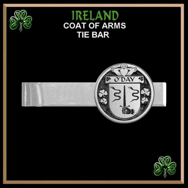 O'Day Irish Coat of Arms Clip Tie Bar - ICTB10