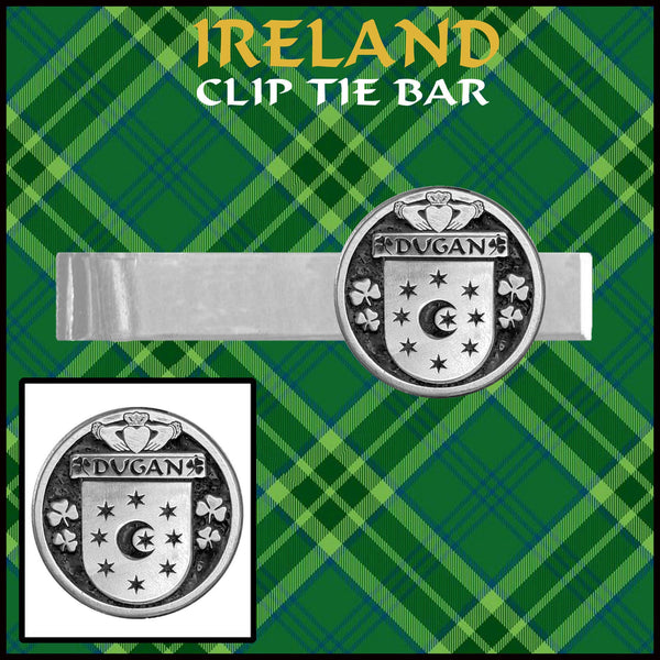Dugan Irish Coat of Arms Clip Tie Bar - ICTB10