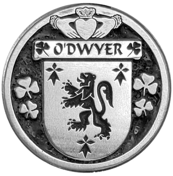 O'Dwyer Irish Coat of Arms Clip Tie Bar - ICTB10