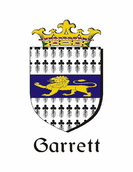 Garrett Irish Coat of Arms Clip Tie Bar - ICTB10