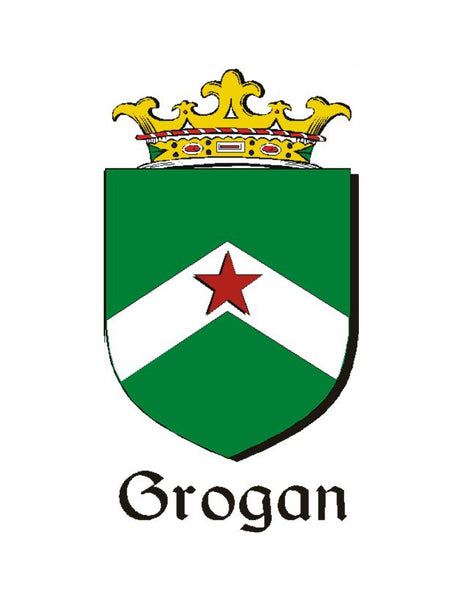 Grogan Irish Coat of Arms Clip Tie Bar - ICTB10