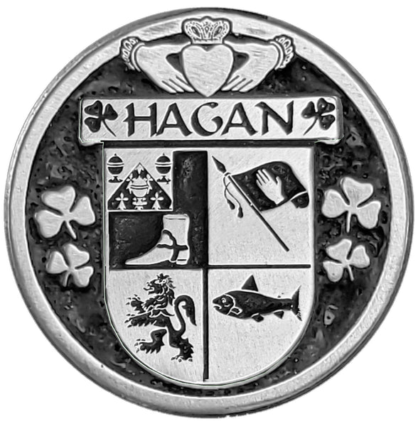 Hagan Irish Coat of Arms Clip Tie Bar - ICTB10