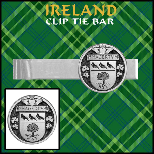 Hagerty Irish Coat of Arms Clip Tie Bar - ICTB10