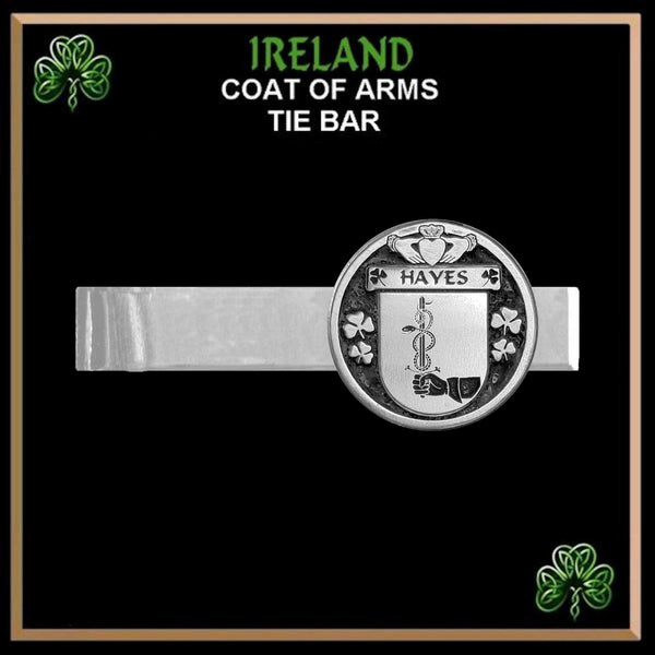 Hayes Irish Coat of Arms Clip Tie Bar - ICTB10