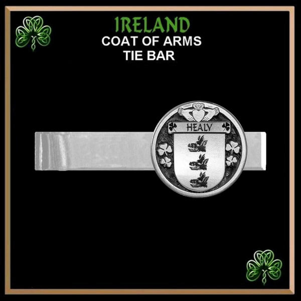 Healy Irish Coat of Arms Clip Tie Bar - ICTB10