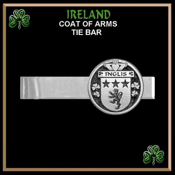 Inglis Irish Coat of Arms Clip Tie Bar - ICTB10
