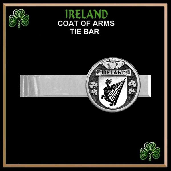 Ireland Irish Coat of Arms Clip Tie Bar - ICTB10