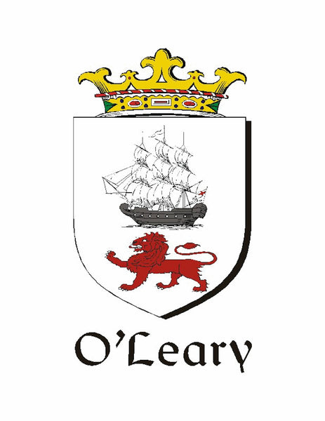 O'Leary Irish Coat of Arms Clip Tie Bar - ICTB10