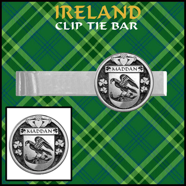 Maddan Irish Coat of Arms Clip Tie Bar - ICTB10