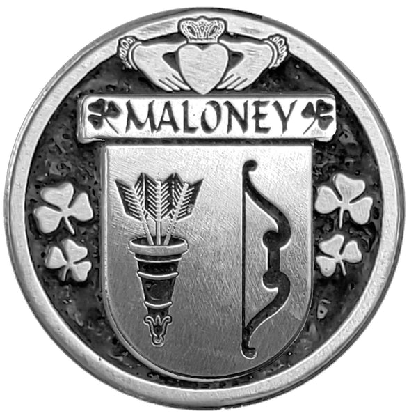 Maloney Irish Coat of Arms Clip Tie Bar - ICTB10