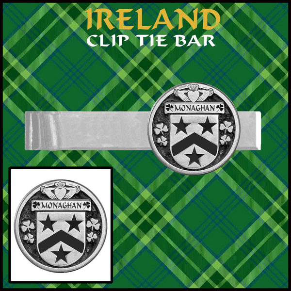 Monaghan Irish Coat of Arms Clip Tie Bar - ICTB10