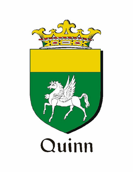 Quinn Irish Coat of Arms Clip Tie Bar - ICTB10