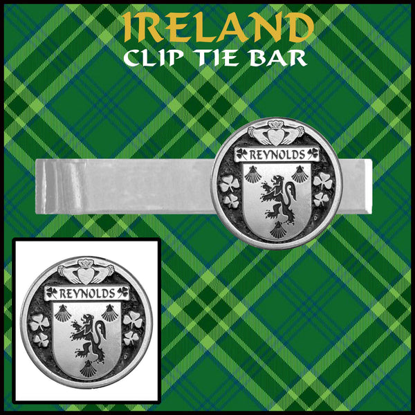 Reynolds Irish Coat of Arms Clip Tie Bar - ICTB10