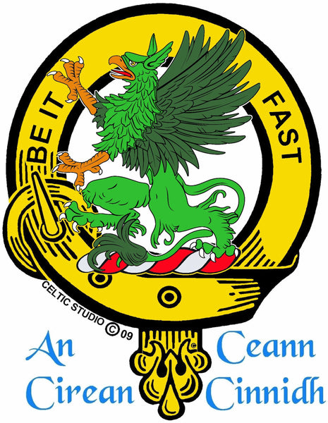 Fotheringham Large 1" Scottish Clan Crest Pendant - Sterling Silver