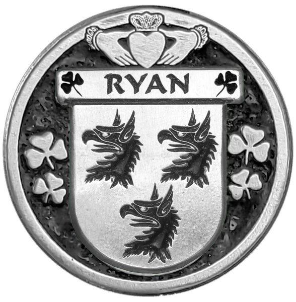 Ryan Irish Coat of Arms Clip Tie Bar - ICTB10