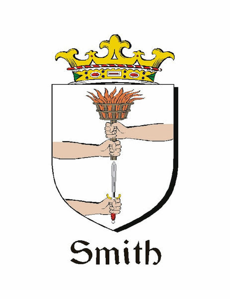 Smith Irish Coat of Arms Clip Tie Bar