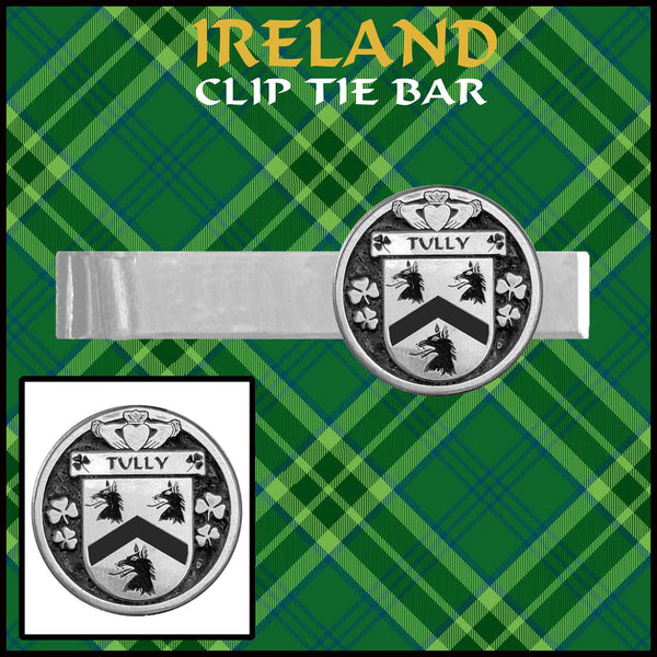Tully Irish Coat of Arms Clip Tie Bar - ICTB10