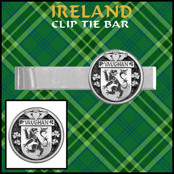 Vaughan Irish Coat of Arms Clip Tie Bar - ICTB10