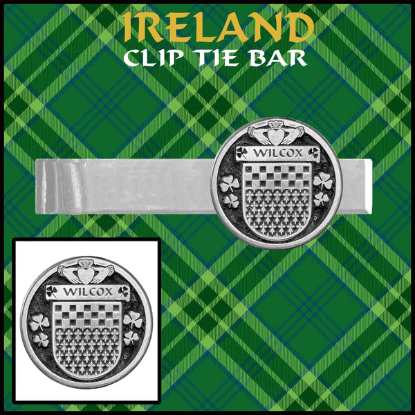 Wilcox Irish Coat of Arms Clip Tie Bar - ICTB10