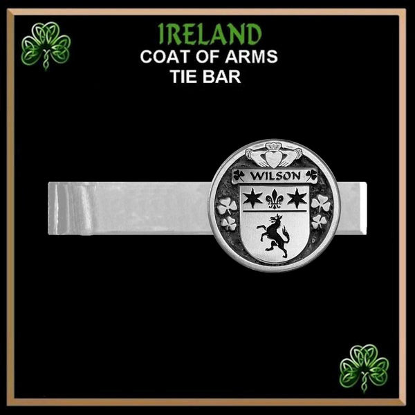 Wilson Irish Coat of Arms Clip Tie Bar - ICTB10