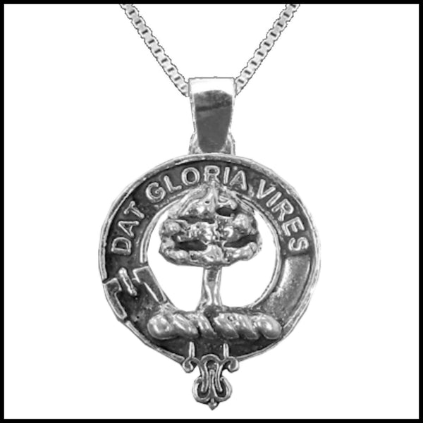 Hog Large 1" Scottish Clan Crest Pendant - Sterling Silver
