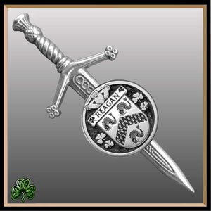 Reagan Irish Small Disk Kilt Pin ~ ISKP01