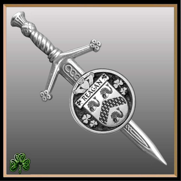 Reagan Irish Small Disk Kilt Pin ~ ISKP01