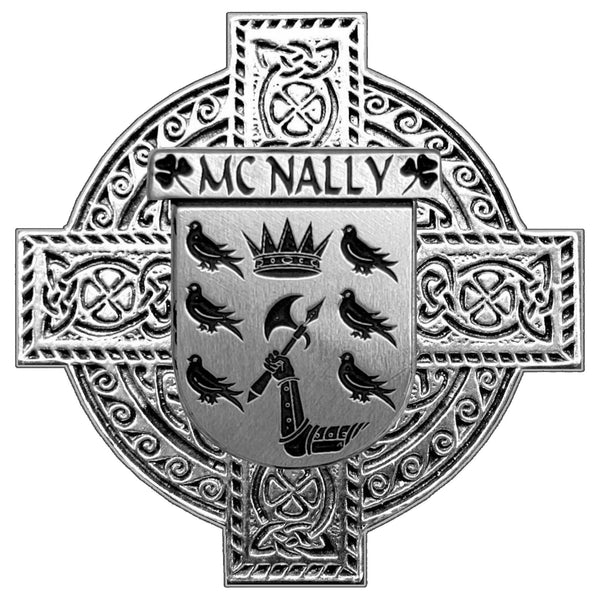 McNally Irish Coat Of Arms Badge Stainless Steel Tankard
