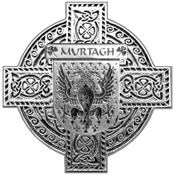 Murtagh Irish Coat Of Arms Badge Stainless Steel Tankard