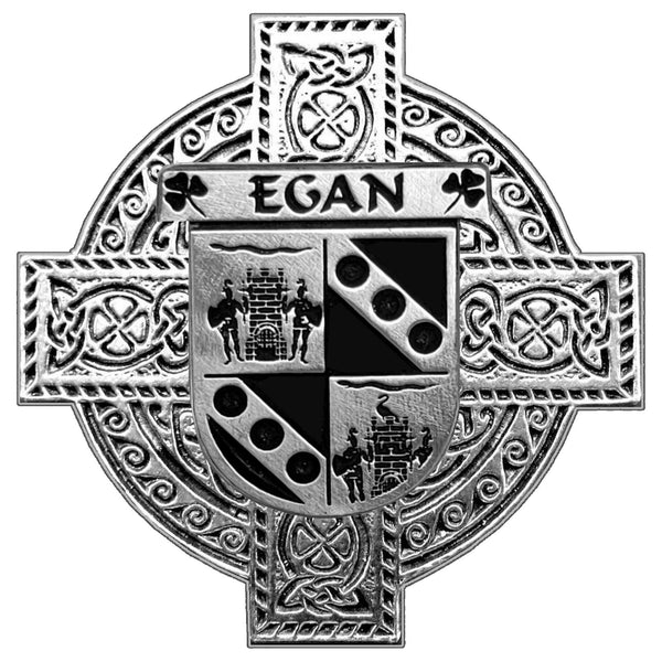 Egan Irish Coat of Arms Interlace Kilt Buckle