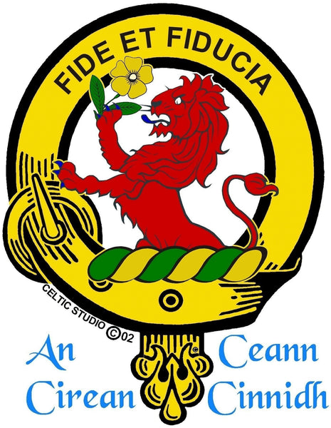 Primrose Scottish Clan Crest Money Clip