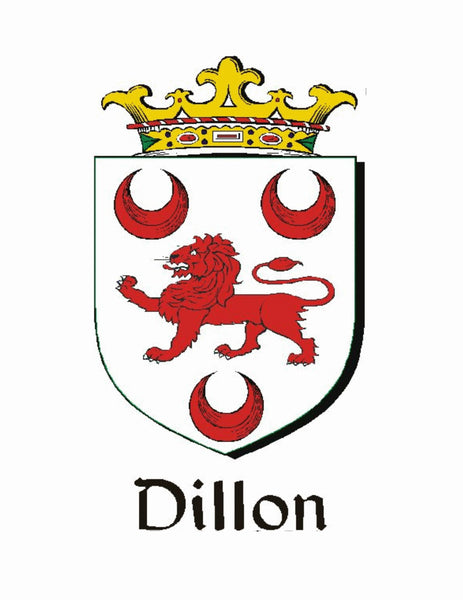 Dillon Irish Coat Of Arms Disk Sgian Dubh