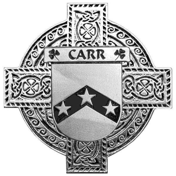Carr Irish Celtic Cross Round Flask 5 oz