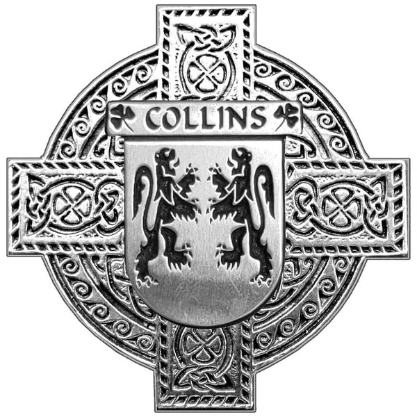 Collins Irish Celtic Cross Round Flask 5 oz