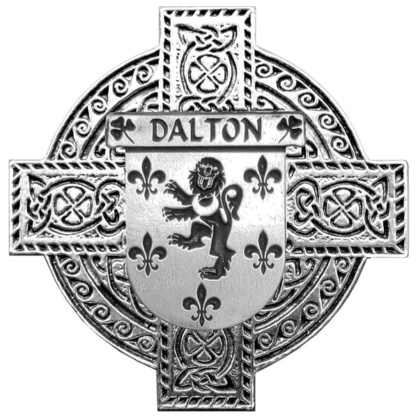 Dalton Irish Celtic Cross Round Flask 5 oz