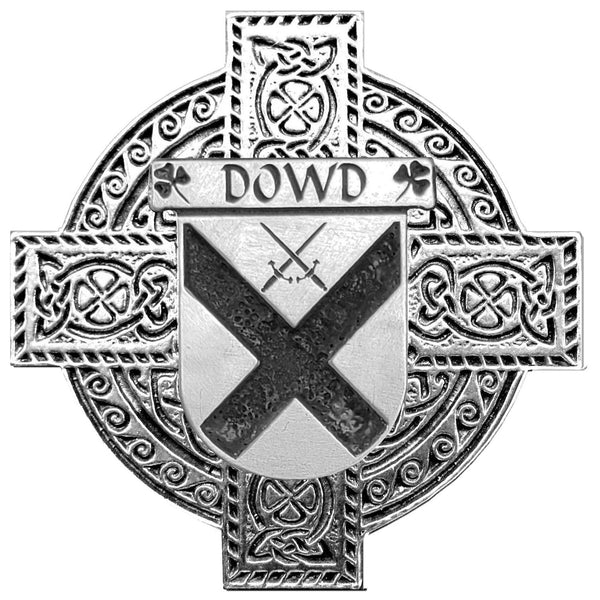 Dowd Irish Celtic Cross Round Flask 5 oz