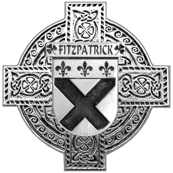 FitzPatrick Irish Celtic Cross Round Flask 5 oz
