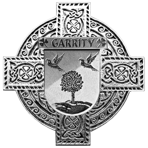 Garrity Irish Celtic Cross Round Flask 5 oz