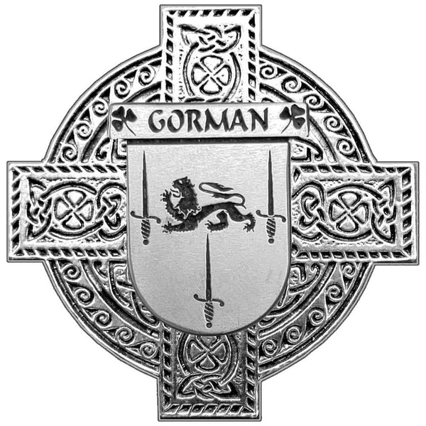 Gorman Irish Celtic Cross Round Flask 5 oz