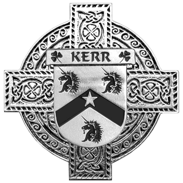 Kerr Irish Celtic Cross Round Flask 5 oz
