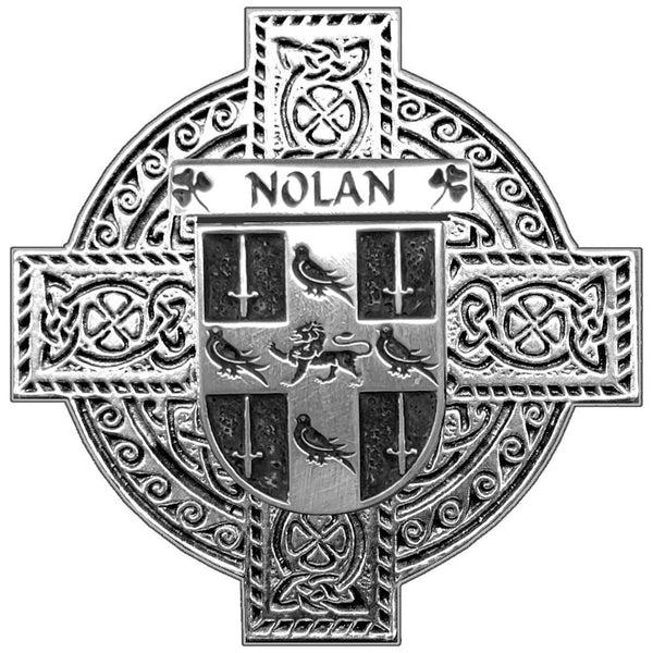 Nolan Irish Celtic Cross Round Flask 5 oz
