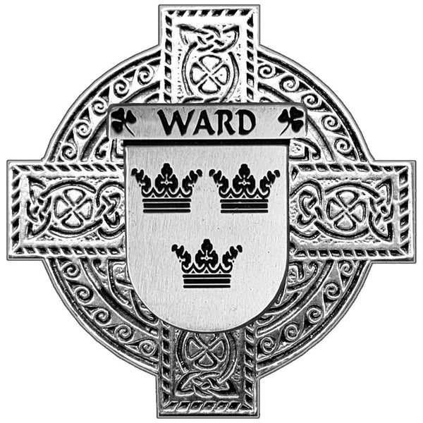 Ward Cross Round Flask 5 oz - All Irish Families