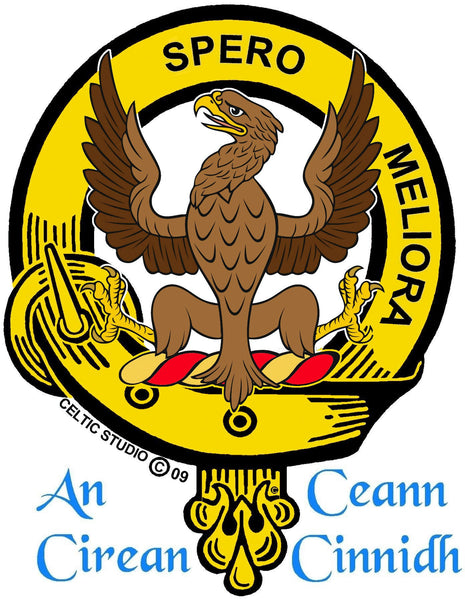 Sandilands Scottish Clan Bow Brooch